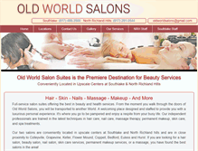 Tablet Screenshot of oldworldsalons.com